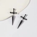 Earring Dagger Black Colour