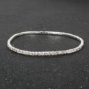 Bracelet Silver Rhinestones