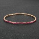 Bracelet Purple Rhinestones