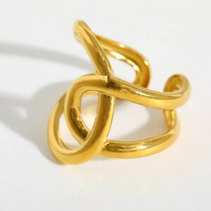 Ring Elegant Gold Plated