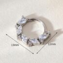 Earring With Zircon Stones