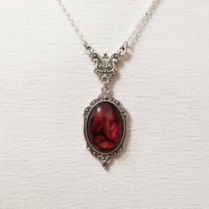 Necklace Fashion Red Stone