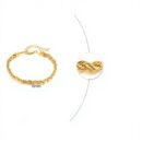 Bracelet Figaro Gold Plated
