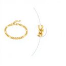 Bracelet Figaro Gold Plated