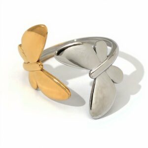 Ring Butterflies Two Colours