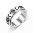 Ring Stars And Moon Design 8mm