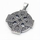 Pendant Steel Celtic Cross