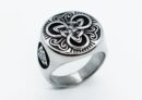Ring Steel Triquetra Ornament