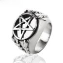 Ring Stainless Steel Pentagram