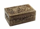 Box Wooden Carved Triquetra 6X4 Inch