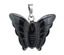 Pendant Hematite Butterfly