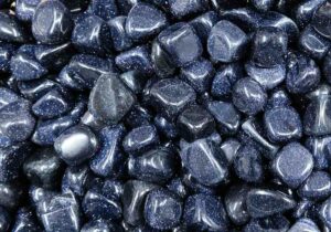 Tumblestone Blue Goldstone