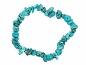 Bracelet Chip Blue Howlite 7 Inch