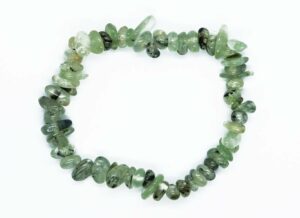 Bracelet Chip Prehnite 7 Inch