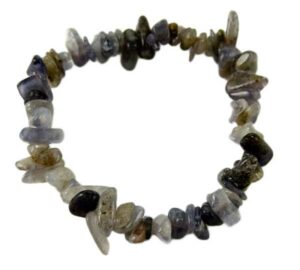 Bracelet Chip Iolite 7 Inch
