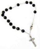 Bracelet Rosary Bead Black 6pcs For Â£0.75 Each