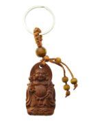 Keyring Wooden Buddha Standing