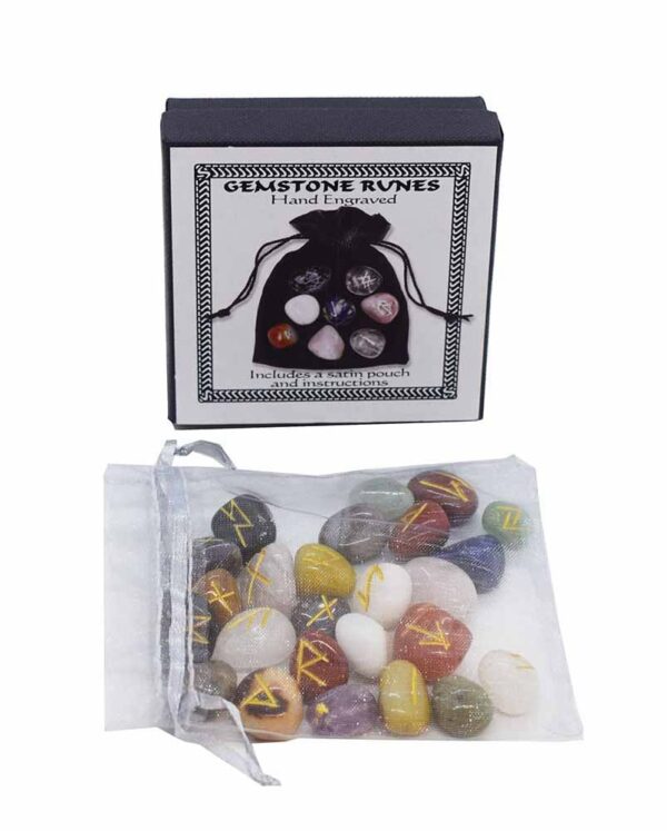 Rune Set 25 Mixed Gemstones