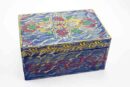 Box Wooden Painted Floral (4pcs For Â£2.50 Each)