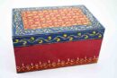 Box Wooden Painted Floral (4pcs For Â£2.50 Each)