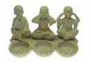 Candle Holder T-Light Monks