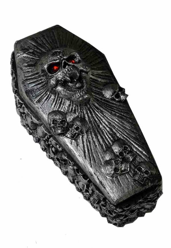 Box Coffin With Skulls