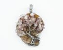 Pendant Rose Q TOL on Ammonite