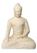 Buddha Thai Sandstone Natural Colour H13cm