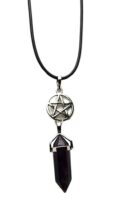 Necklace Fixed Wand Amethyst