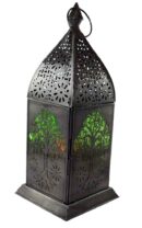 Lantern Candle Holder Green