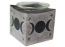 Soapstone Oilburner Moon Black