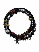 Bracelet Beaded Black Colour