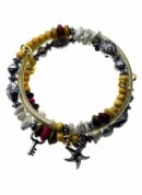 Bracelet Beaded Natural Colour