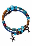 Bracelet Long Beads Turquoise
