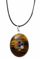 Pendant Oval Tiger Eye Chakra