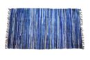Rug Rag Style Blue 90X150cm