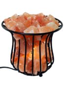 Salt Stones In Wire Basket