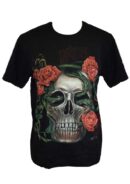 T-Shirt Skull With Rose (Various Sizes)