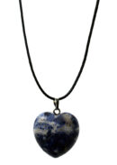 Necklace Stone Heart Sodalite