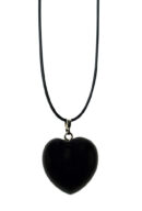 Necklace Stone Heart Onyx