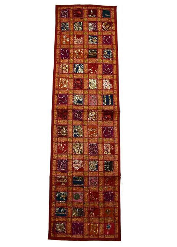 Runner Patchwork Red