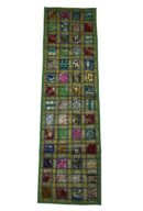 Runner Patchwork Green