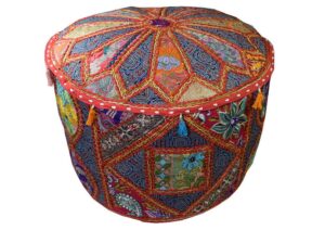 Pouffe Patchwork Star Design