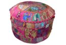 Pouffe Patchwork Pink