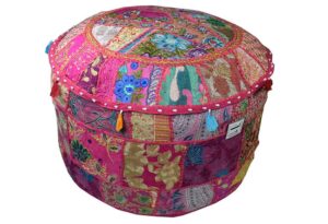 Pouffe Patchwork Pink
