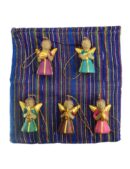 Angel Clay Painted L5X4cm 5pcs