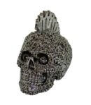 Skull With Mohican Hair Style