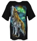 T-Shirt Wolf Howling (Various Sizes)
