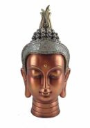 Buddha Head Bronze And Silver