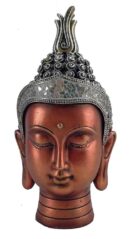 Buddha Head Bronze And Silver